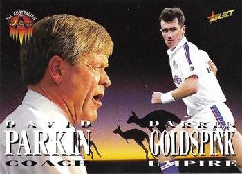 1996 Select AFL #227 David Parkin / Darren Goldspink Front